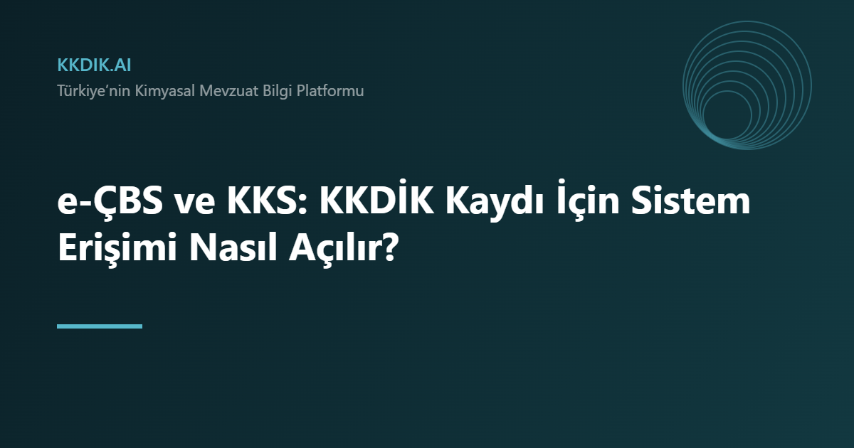 e-ÇBS ve KKS — KKDİK bilgi sayfası görseli