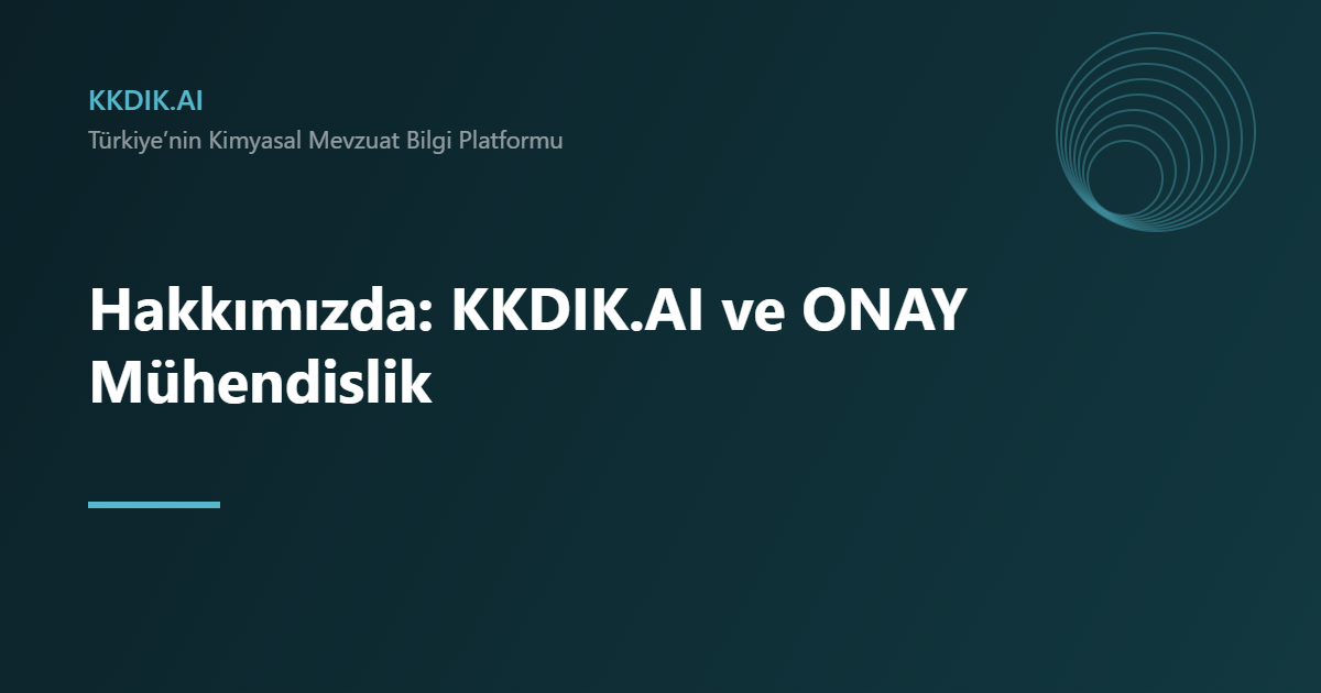 Hakkımızda — KKDİK bilgi sayfası görseli