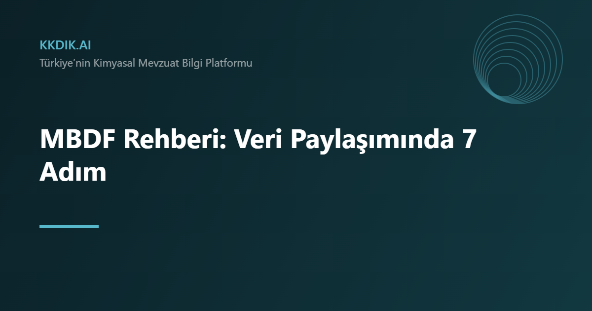 MBDF Rehberi — KKDİK bilgi sayfası görseli