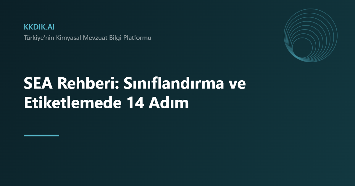 SEA Rehberi — KKDİK bilgi sayfası görseli